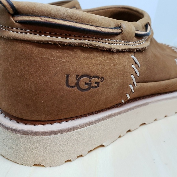 UGG NUBUCK CAMPFIRE Leather SLIP-ON Energ CHESTNUT
